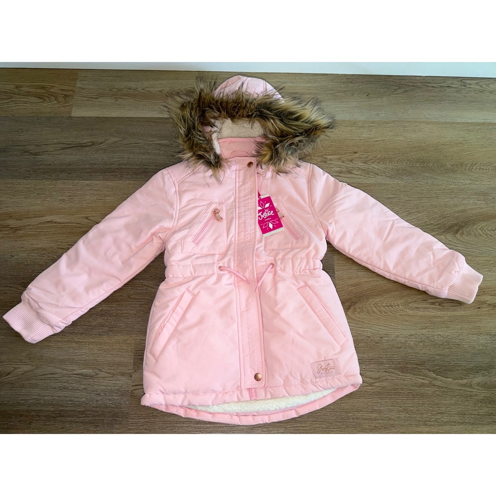 Girl canvas parka coat XS 5/6